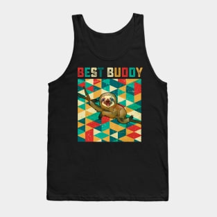 Best Buddy Sloth Tank Top